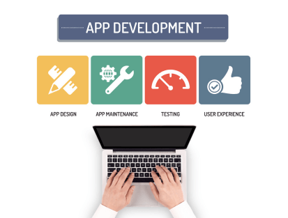 App development with app design, app maintenance, testing, user experience