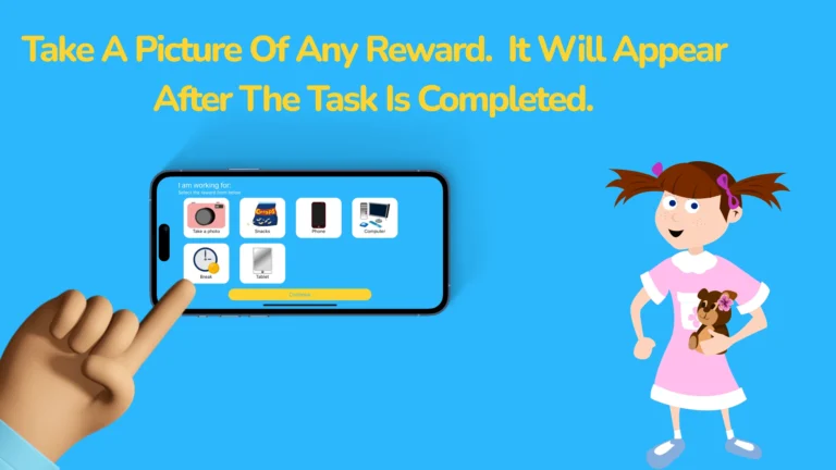 School kids learning mobile app